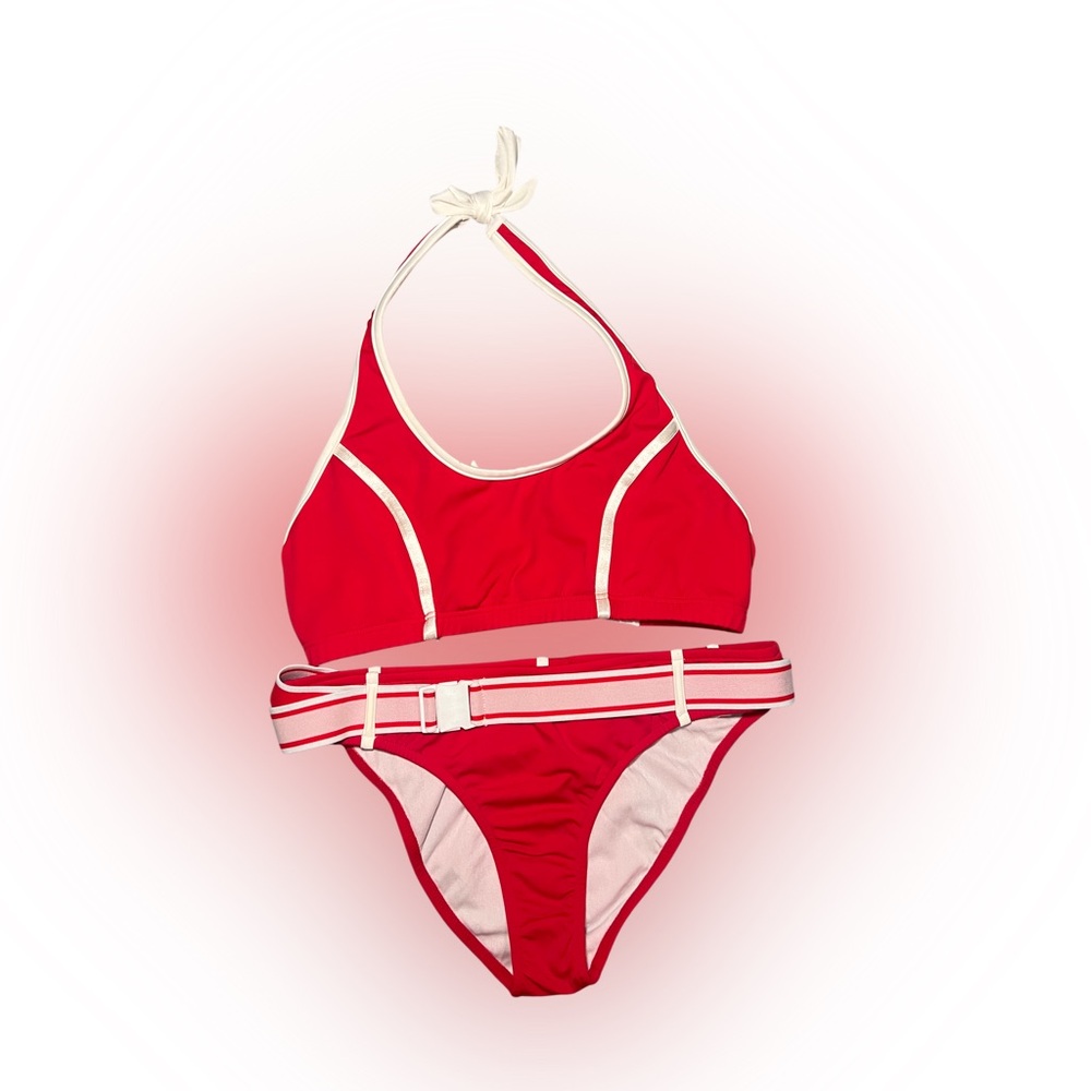 Sold VENUS Red and White Bikini Set